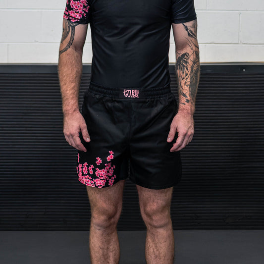 Cherry Blossom Combat Shorts
