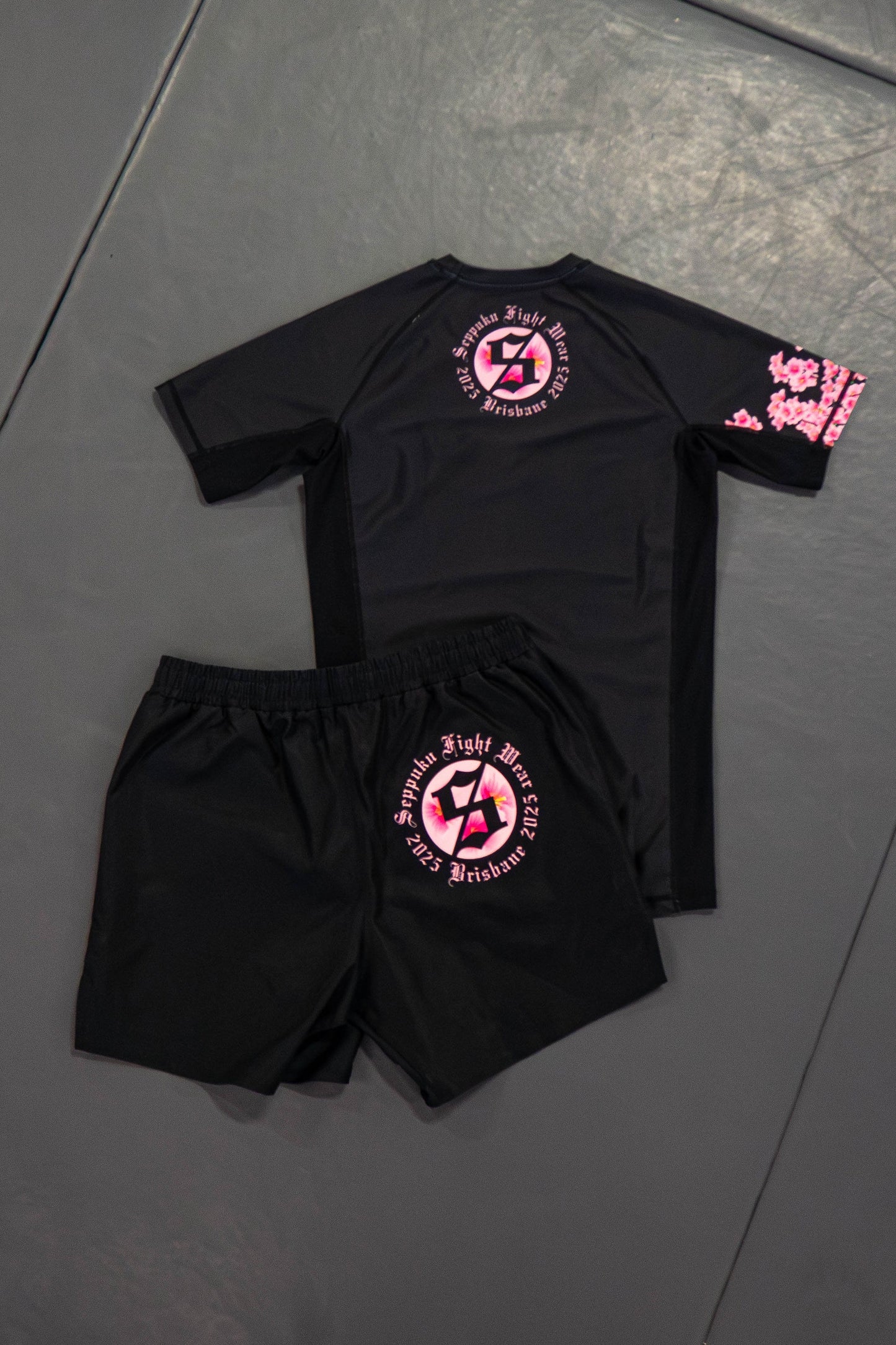 Cherry Blossom Combat Shorts